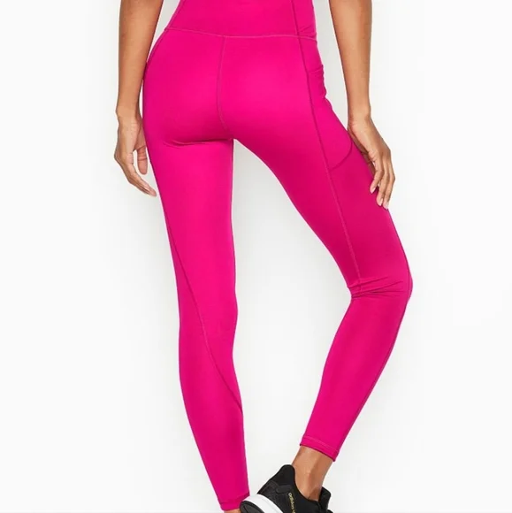 Victoria's Secret Leggings, Size 8, Wicked Rose - Picture 2 of 10